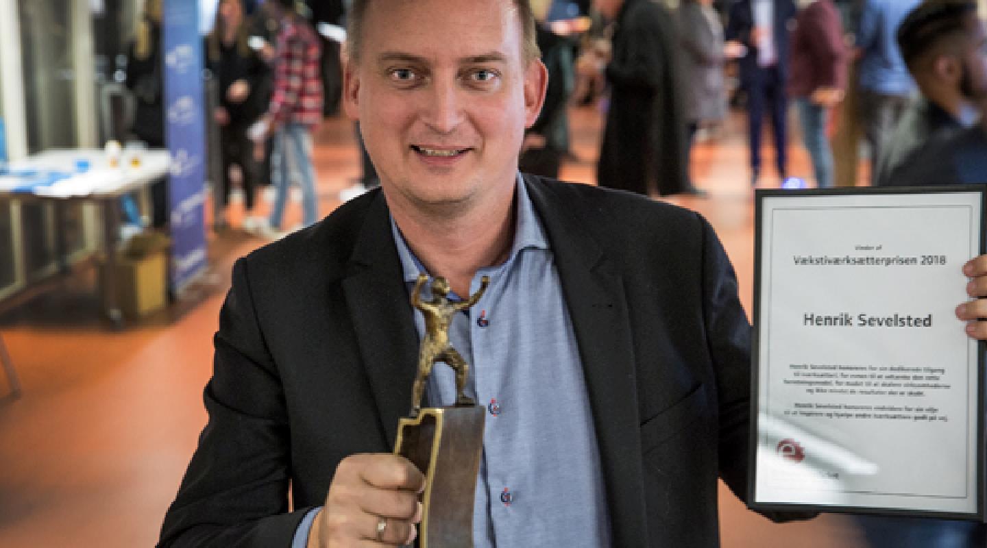 Henrik Sevelsted blev Årets Iværksætter 2018